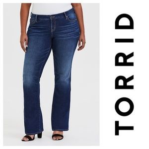 Torrid Plus Size Relaxed Boot Cut Jean Vintage Stretch Denim